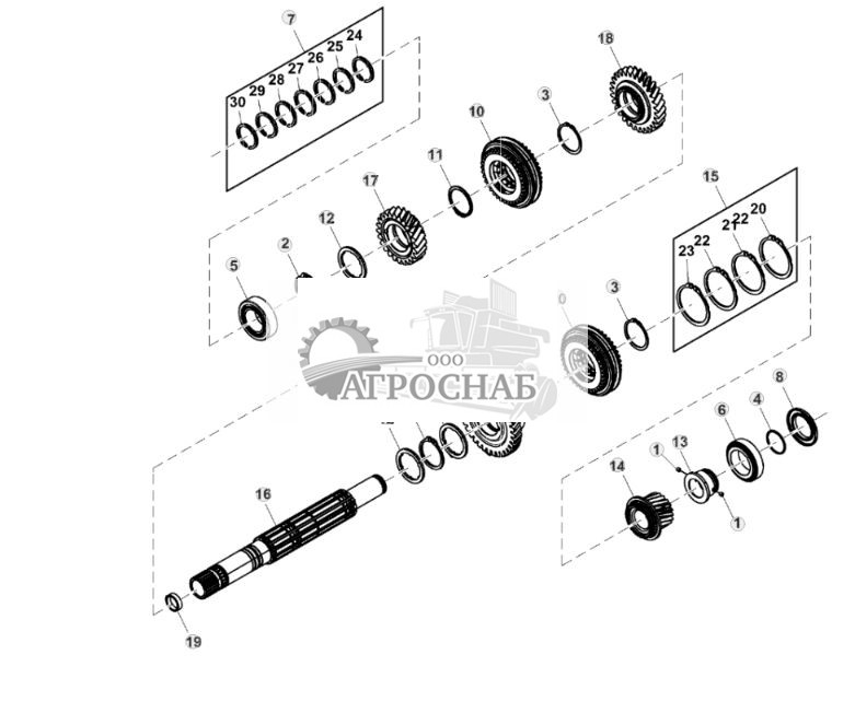 Shaft, First Stage Group, Synchronized (YZ91427) MRTSSM1SB, MRTSSN1SB, MRTWSM1SB - ST305134 264.jpg